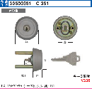 C-351 TX TSF31-35シリンダー　#10色 GCY-88