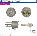 C-383 V-AD-5ケース付シリンダー　#11色 GCY-224