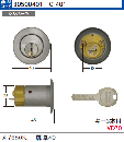 C-401 X-7680KJ用シリンダー扉厚40　