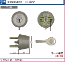 C-422 V-TX28-25用シリンダー 刻印28#11色(GCY-229)