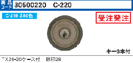 C-220 TXP28-30用ケース付シリンダー#80色(GCY-73)