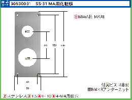 エスカッション SS-31　　※MA用化粧板
