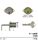 C-238 G-5600用シリンダ ーSW(シルバーホワイトブロンズ)色　WCY-74