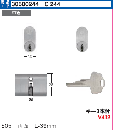 C-244 #402/505(#1050/1060)用小判型両面シリンダ ー　WCY-39